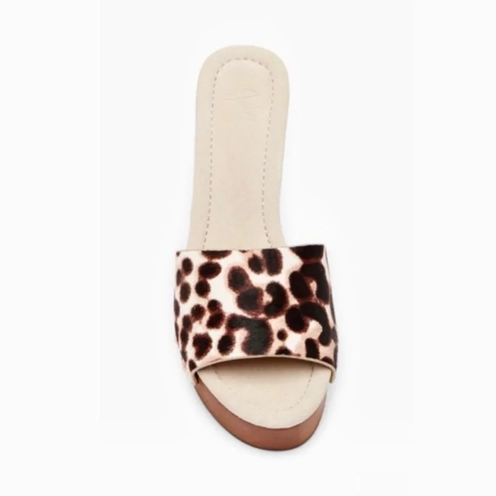 Joie | ‘Bodie’ Calf Hair Wedge Sandal NWT!‎